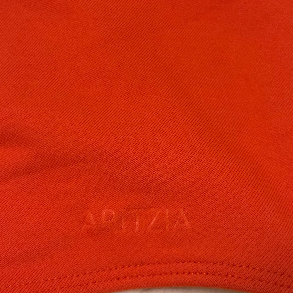 Aritzia Vibrant Orange Body Suit